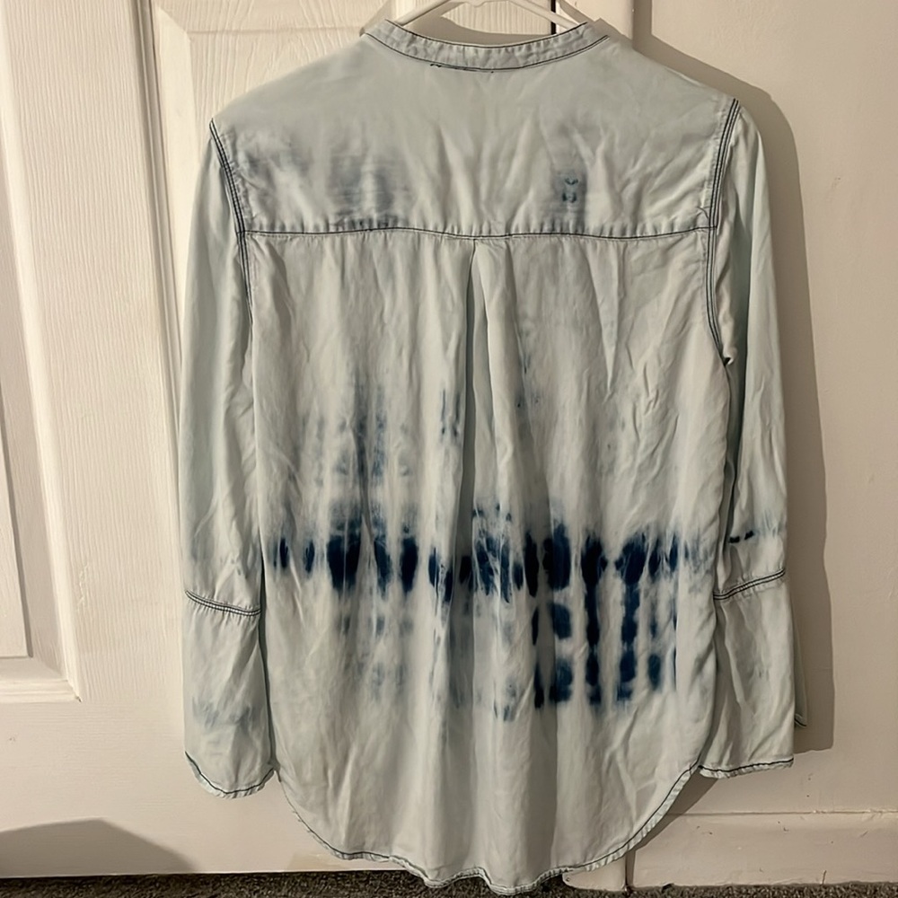 Women’s size medium Calvin Klein jeans flowing shirt with quarter length sleeves - Picture 3 of 3
